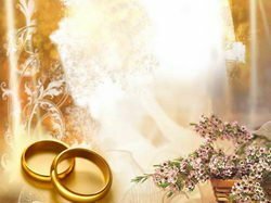 Рамка золотая свадьба