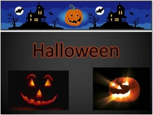 Праздник Хэллоуин / Halloween - сценарий на английском языке
